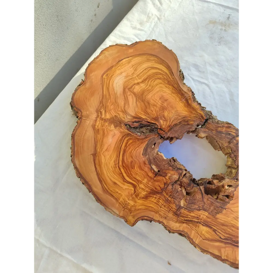 200+ Year Old Olive Wood Slab | Long Live Edge Olive Wood Slice.