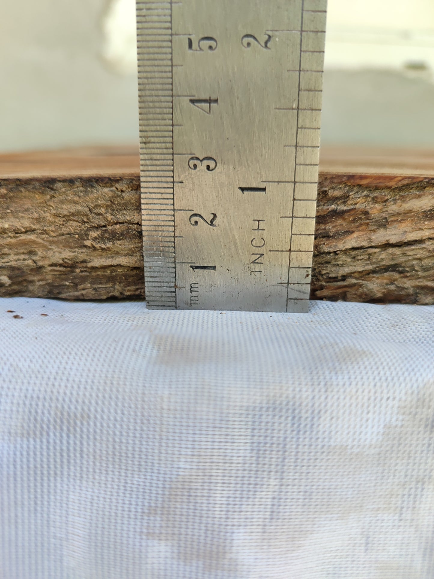 Rare Olive Wood Live Edge Slab – 31x78x3 cm, Unique Grain, Sustainable Luxury