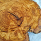 Rare Olive Wood Live Edge Slab – 40x44x3 cm Unique Grain Sustainable Luxury for Epoxy Table Clock & Crafts - Olive