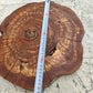 Rare Olive Wood Slab – Live Edge, Unique Grain, Sustainable Luxury – 33x39x2.5cm