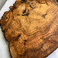 Rare Olive Wood Slab 42x65cm | Live Edge for Epoxy Resin & Wall Art | Unique Grain Sustainable Luxury | Super Dry DIY Craft Wood.