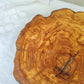 Rare Olive Wood Live Edge Slab – 39x44x3 cm Unique Grain Sustainable Luxury for Epoxy & Luxury Crafts - Olive Generic
