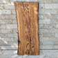 Rare Olive Wood Live Edge Slab – 35x79x2.7 cm – Natural Luster, Unique Grain, Sustainable Luxury