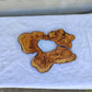 Rare Olive Wood Slab 28x39cm - Ultra Dry Live Edge Burl for Epoxy Resin & Luxury Crafts | Unique Grain Luthier Material
