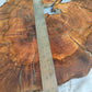 Rare Live Edge Olive Wood Slab – 37x43x2.5 cm, Natural Luster, Unique Grain, Sustainable Luxury for Epoxy & Art