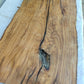 Rare Olive Wood Live Edge Slab – 31x78x3 cm, Unique Grain, Sustainable Luxury