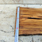 Rare Olive Wood Live Edge Slab – 35x79x2.7 cm – Natural Luster, Unique Grain, Sustainable Luxury