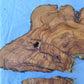 Rare Olive Wood Slab 51x53cm | Premium Live Edge for Epoxy Resin, Clock, Guitar Body | Ultra Dry Sustainable Luxury DIY Lumber.