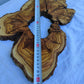 Rare Olive Wood Live Edge Slab 28x40cm - Ultra Dry Figured Lumber for Epoxy Resin Clock Guitar & Luxury Crafts