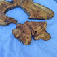 Rare Olive Wood Live Edge Slab 28x40cm - Ultra Dry Figured Lumber for Epoxy Resin Clock Guitar & Luxury Crafts
