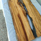 Rare Olive Wood Slab – Live Edge, Unique Grain, Sustainable Luxury, 30x80x2.7 cm, Epoxy Friendly, Natural Luster
