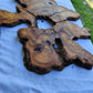 3pcs Rare Live Edge Olive Wood Slab 55x56cm | Super Dry 3% Moisture | Unique Grain for Epoxy Resin, Guitar Body & Luxury Art.