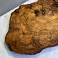 Rare Live Edge Olive Wood Slab 41x65cm | Unique Grain for Epoxy Resin, Luthier & Luxury Decor | Sustainable Premium DIY Material.