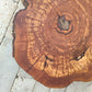 Rare Olive Wood Slab – Live Edge, Unique Grain, Sustainable Luxury – 33x39x2.5cm