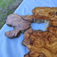 Rare 300yr Old Olive Wood Slab | Huge Live Edge for Epoxy Resin | Super Dry Unique Grain | Luthier Guitar Body & Clock Base | Luxury DIY.