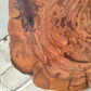 Rare Olive Wood Slab – Live Edge, Unique Grain, Sustainable Luxury – 32x38x2.5 cm