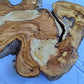 200 yr old Olive wood slab for epoxy resin coffee tables and diy projects.