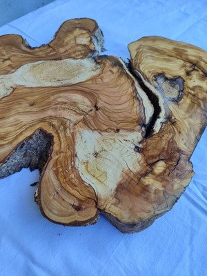 200 yr old Olive wood slab for epoxy resin coffee tables and diy projects.