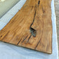 Rare Olive Wood Live Edge Slab – 31x78x3 cm, Unique Grain, Sustainable Luxury