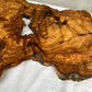 Rare Olive Wood Live Edge Slab 46x66cm - Super Dry Unique Grain for Epoxy Resin Art, Coffee Table & Luthier Craft - Sustainable Luxury.