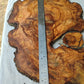 Epoxy Resin Olive Wood Slab Live Edge 37x50cm Coffee Table