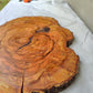 Rare Olive Wood Live Edge Slab – 39x42x2.5 cm – Unique Grain Sustainable Luxury for Epoxy & Crafts - Olive Generic