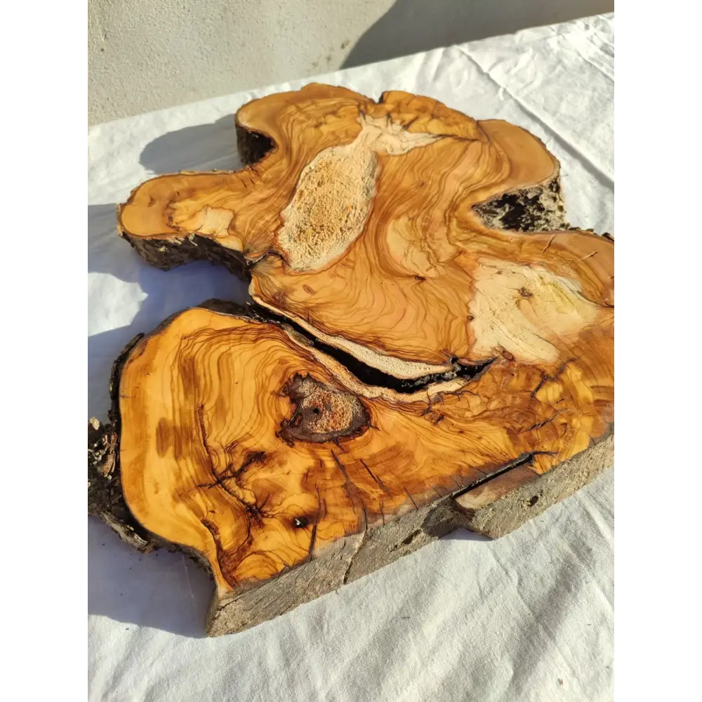 200+ Year Old Live Edge Olive Wood Slice for Epoxy Resin Art.
