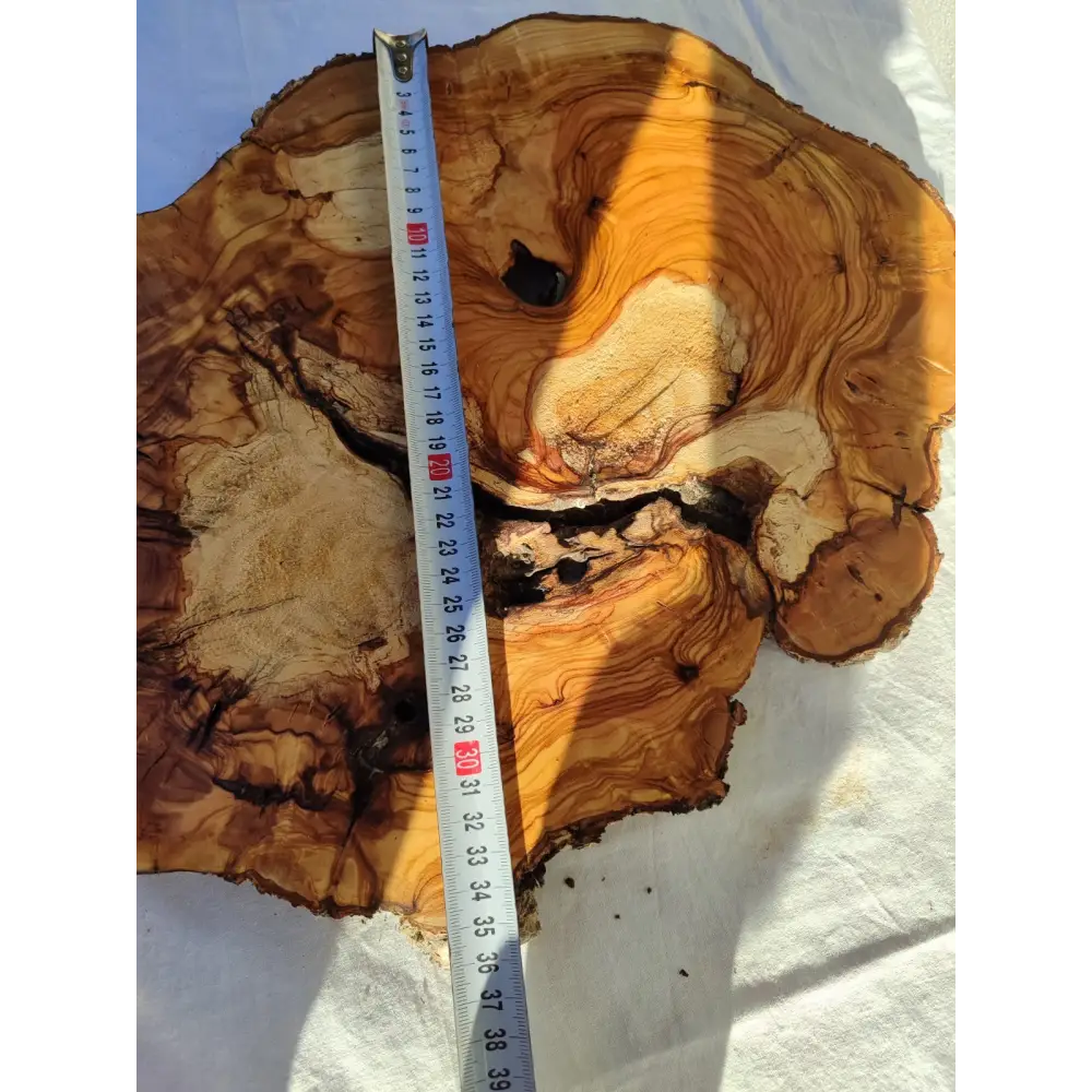 200+ Year Old Olive Wood Slab | Live Edge Olive Wood Slice for Epoxy.