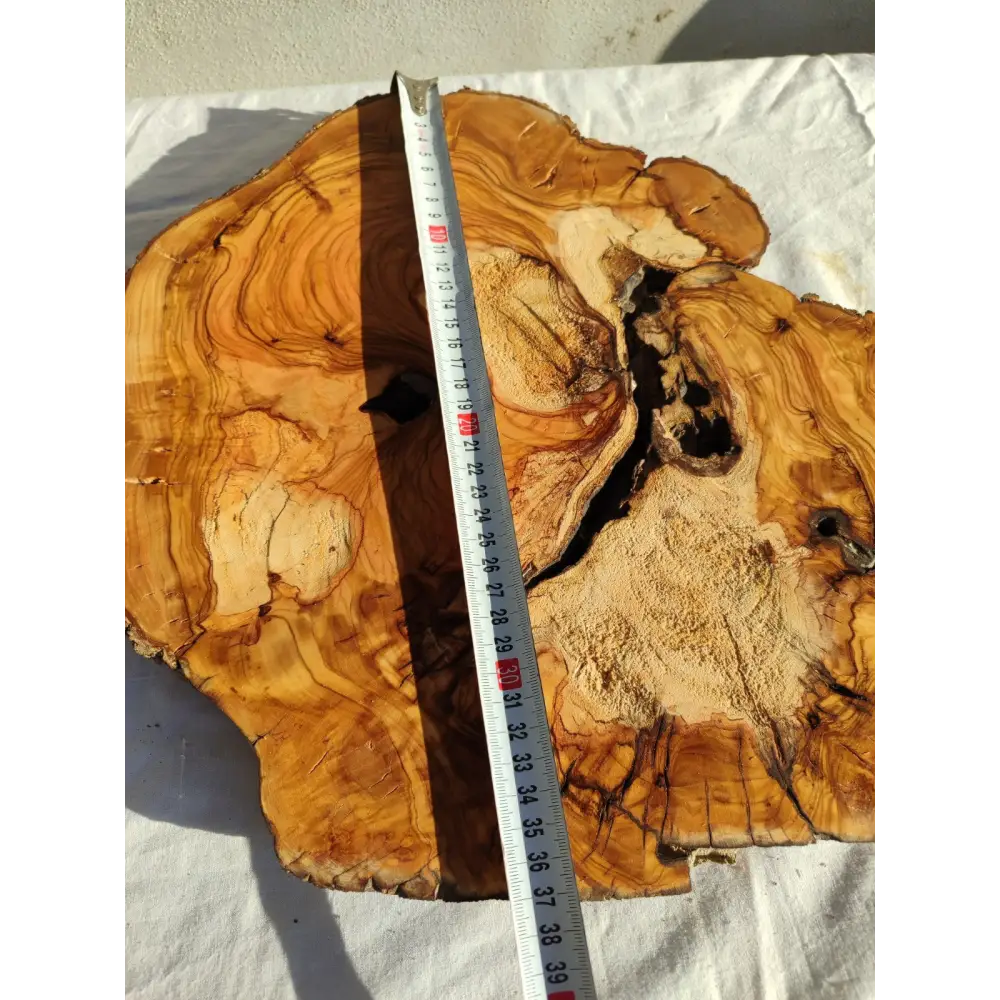 200+ Year Old Olive Wood Slab | Live Edge Olive Wood Slice for Epoxy.
