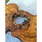 200+ Year Old Olive Wood Slab | Live Edge Olive Wood Slice with Natural Void for Epoxy Art.