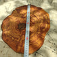 Rare Olive Wood Slab – Live Edge, Unique Grain, Sustainable Luxury – Premium Natural Luster for Epoxy & Artisan Crafts (31x37x2.5 cm)