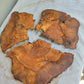 Rare Olive Wood Live Edge Slab – 37x40x2.5 cm, Unique Grain, Sustainable Luxury for Epoxy & Furniture