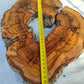 Rare Olive Wood Slab – Live Edge Unique Grain Sustainable Luxury – 29x39x3 cm Epoxy Friendly - Olive Generic