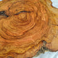 Rare Olive Wood Live Edge Slab – 39x42x2.5 cm – Unique Grain Sustainable Luxury for Epoxy & Crafts - Olive Generic