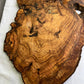 Rare Olive Wood Slab 42x65cm | Live Edge for Epoxy Resin & Wall Art | Unique Grain Sustainable Luxury | Super Dry DIY Craft Wood.