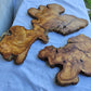 Rare Olive Wood Slab Set 2pcs 53x53cm - Super Dry 3% Moisture - Live Edge for Epoxy Resin, Guitar Body & Luxury Decor - Unique Grain.