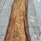 Rare Premium Olive Wood Live Edge Slab - Unique Grain - Sustainable Luxury