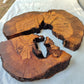 Rare Olive Wood Slab - Live Edge Slab, Unique Grain, Sustainable Luxury - 36x38x2.5 cm
