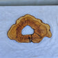 Rare Olive Wood Live Edge Slab 26x38cm | Ultra Dry 3% Moisture | Unique Grain for Epoxy Resin & Luthier Art