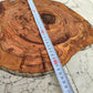 Rare Olive Wood Slab – Live Edge, Unique Grain, Sustainable Luxury – 32x38x2.5 cm
