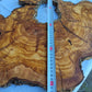 Rare Huge Live Edge Olive Wood Burl Slab 48x52cm - Premium Dry Exotic Lumber for Epoxy Resin Art, Guitar Body & Luxury Coffee Table DIY.