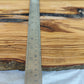 Rare Live Edge Olive Wood Slab – 33x80cm, Sustainable Luxury, Unique Grain, Natural Luster