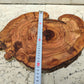 Rare Olive Wood Live Edge Slab – 31x40cm Premium Sustainable Luxury, Unique Grain, Natural Luster, Epoxy Friendly
