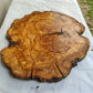 Rare Olive Wood Live Edge Slab – 40x44x3 cm Unique Grain Sustainable Luxury for Epoxy Table Clock & Crafts - Olive