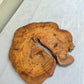 Olive Wood Slab Live Edge Raw 32x33cm Epoxy Resin Handmade