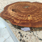 Rare Olive Wood Live Edge Slab – 32x40 cm Premium Sustainable Luxury, Unique Grain & Natural Luster