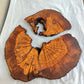 Rare Olive Wood Slab - Live Edge Slab, Unique Grain, Sustainable Luxury - 36x38x2.5 cm