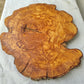 Rare Olive Wood Live Edge Slab – 39x44x3 cm Unique Grain Sustainable Luxury for Epoxy & Luxury Crafts - Olive Generic