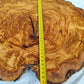 Rare Olive Wood Live Edge Slab – 40x44x3 cm Unique Grain Sustainable Luxury for Epoxy Table Clock & Crafts - Olive