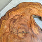 Live Edge Olive Wood Slab 39x53cm Epoxy Resin Coffee Table